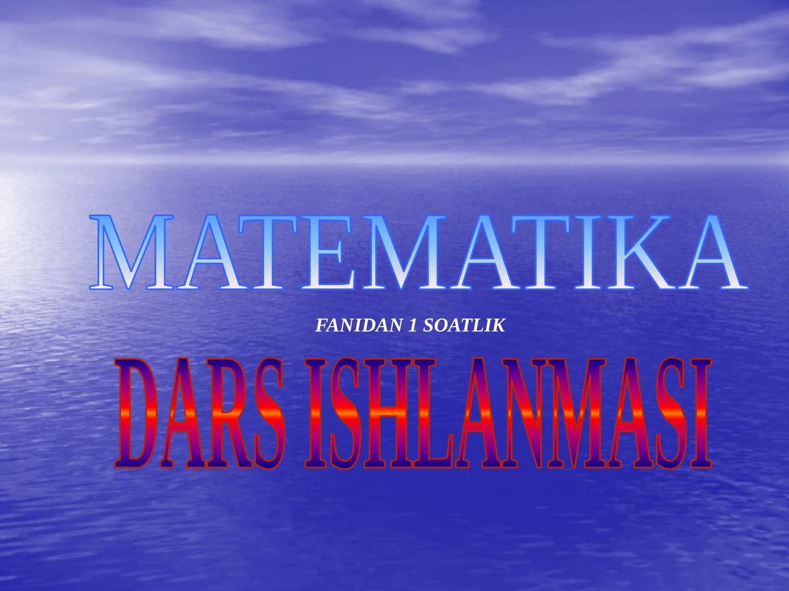 MATEMATIKA FANIDAN 1 SOATLIK DARS ISHLANMASISonning kvadrati, kubi va darajasi