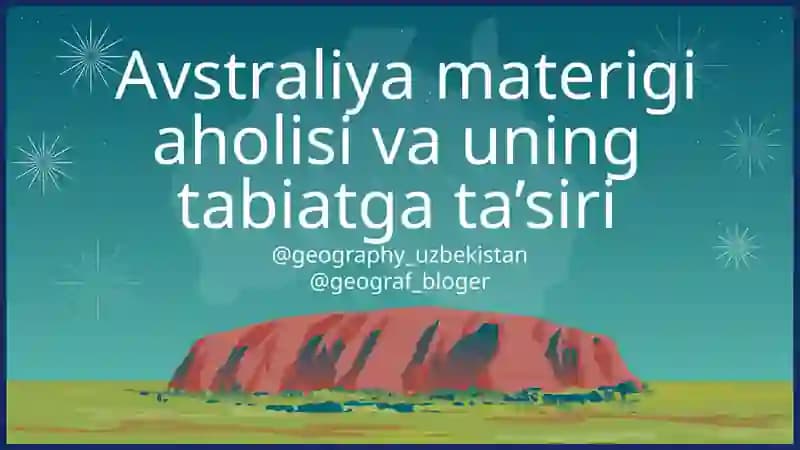 Avstraliyamaterigiaholisi va uning tabiatga ta’siri