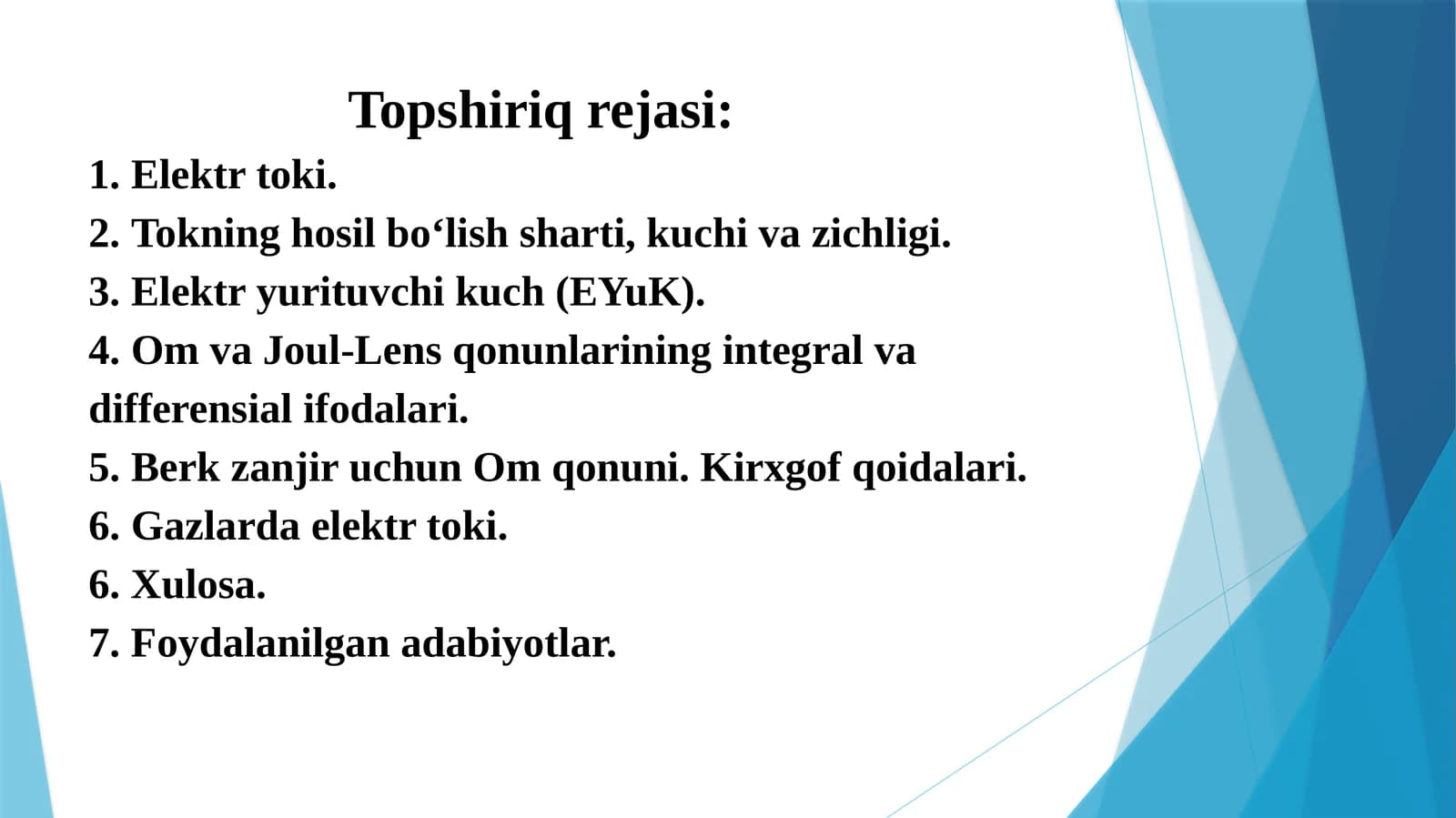 Elektr toki