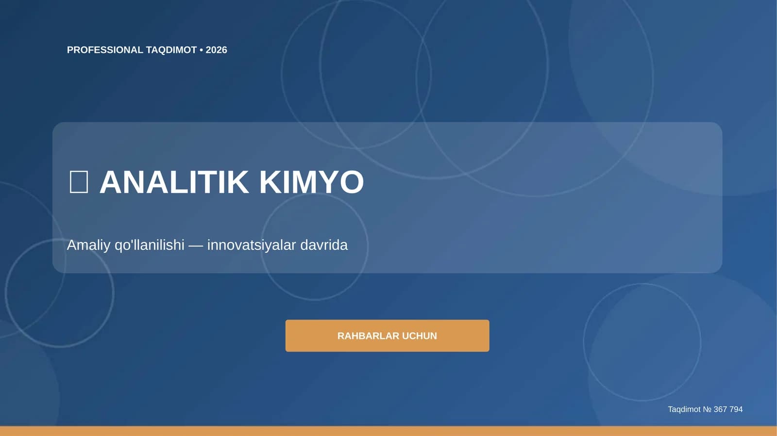 ANALITIK KIMYO
