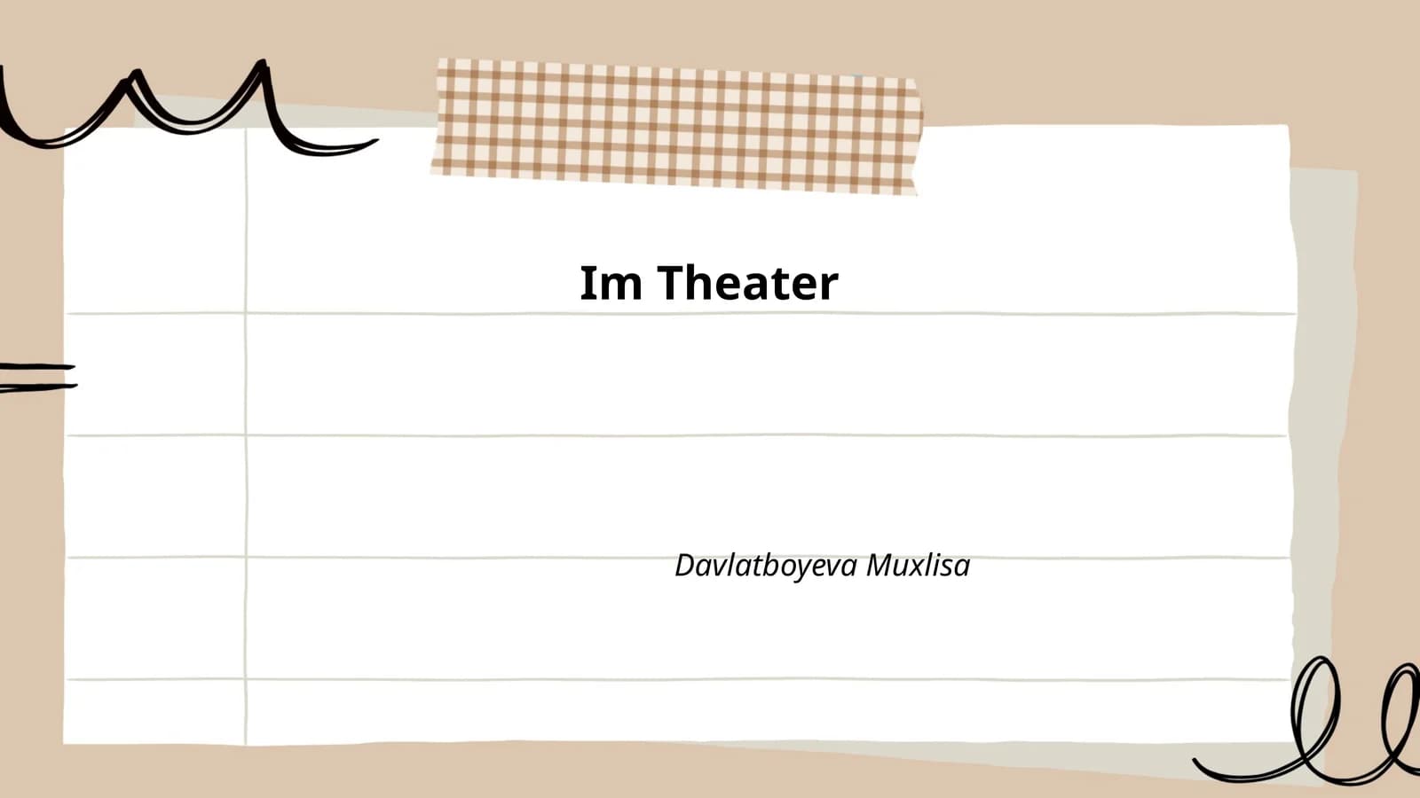 Theatergeschichte in Deutschland