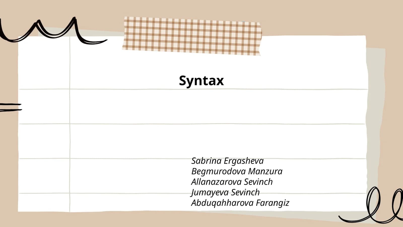 Phrase Structure Grammar