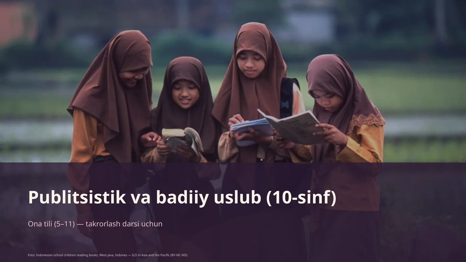Ona tili (5–11) — takrorlash darsi uchun