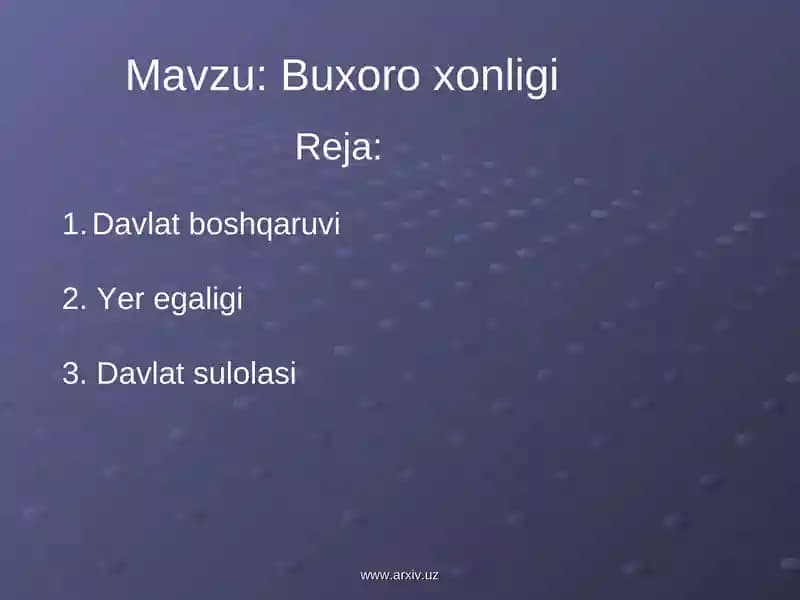 Buxoro xonligi
