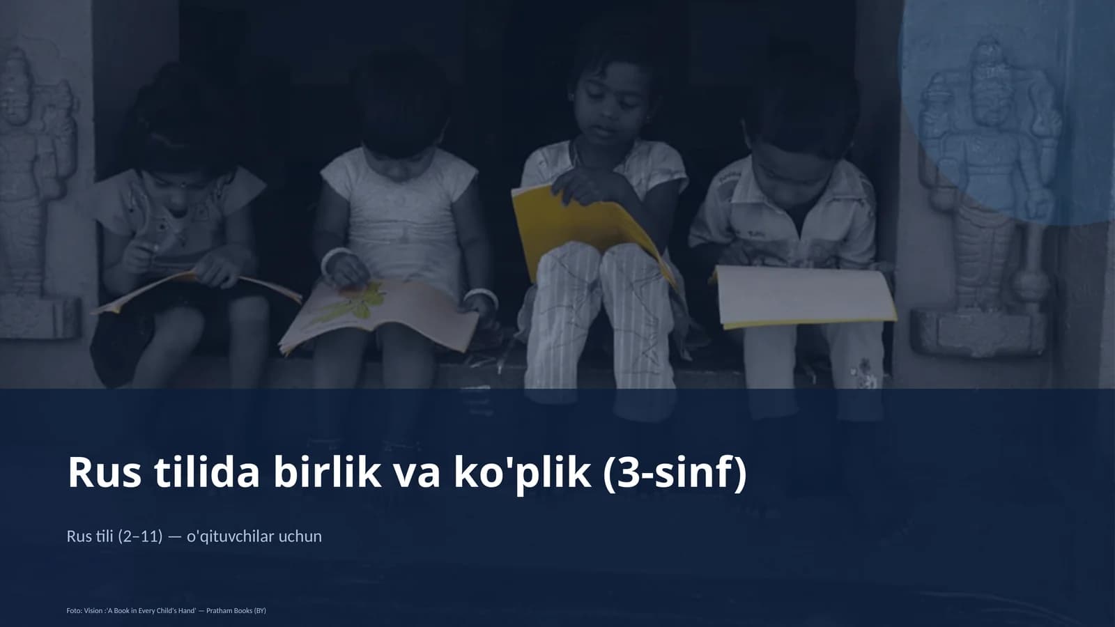 Rus tilida birlik va ko'plik (3-sinf)