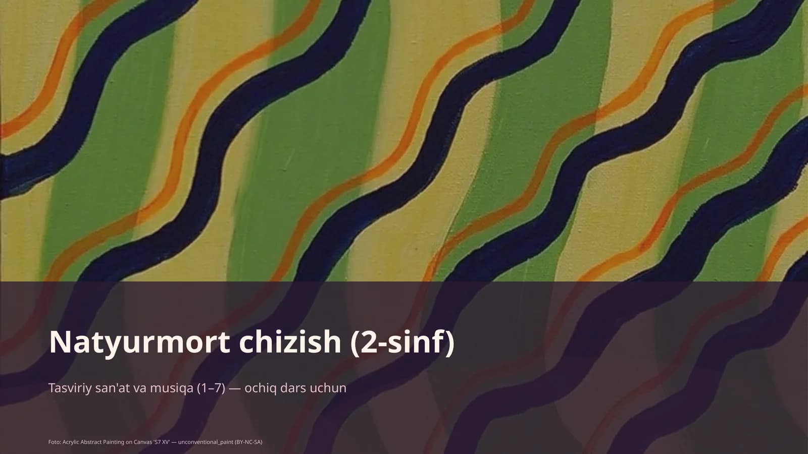 Natyurmort chizish (2-sinf)