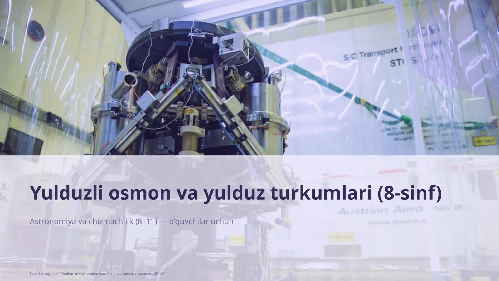 Yulduzli osmon va yulduz turkumlari (8-sinf)