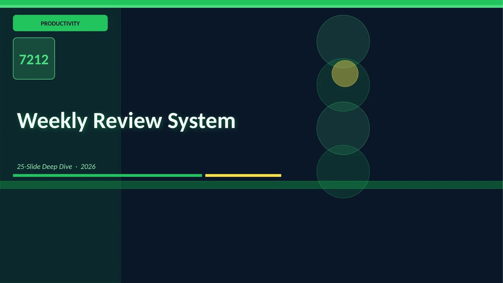Weekly Review System