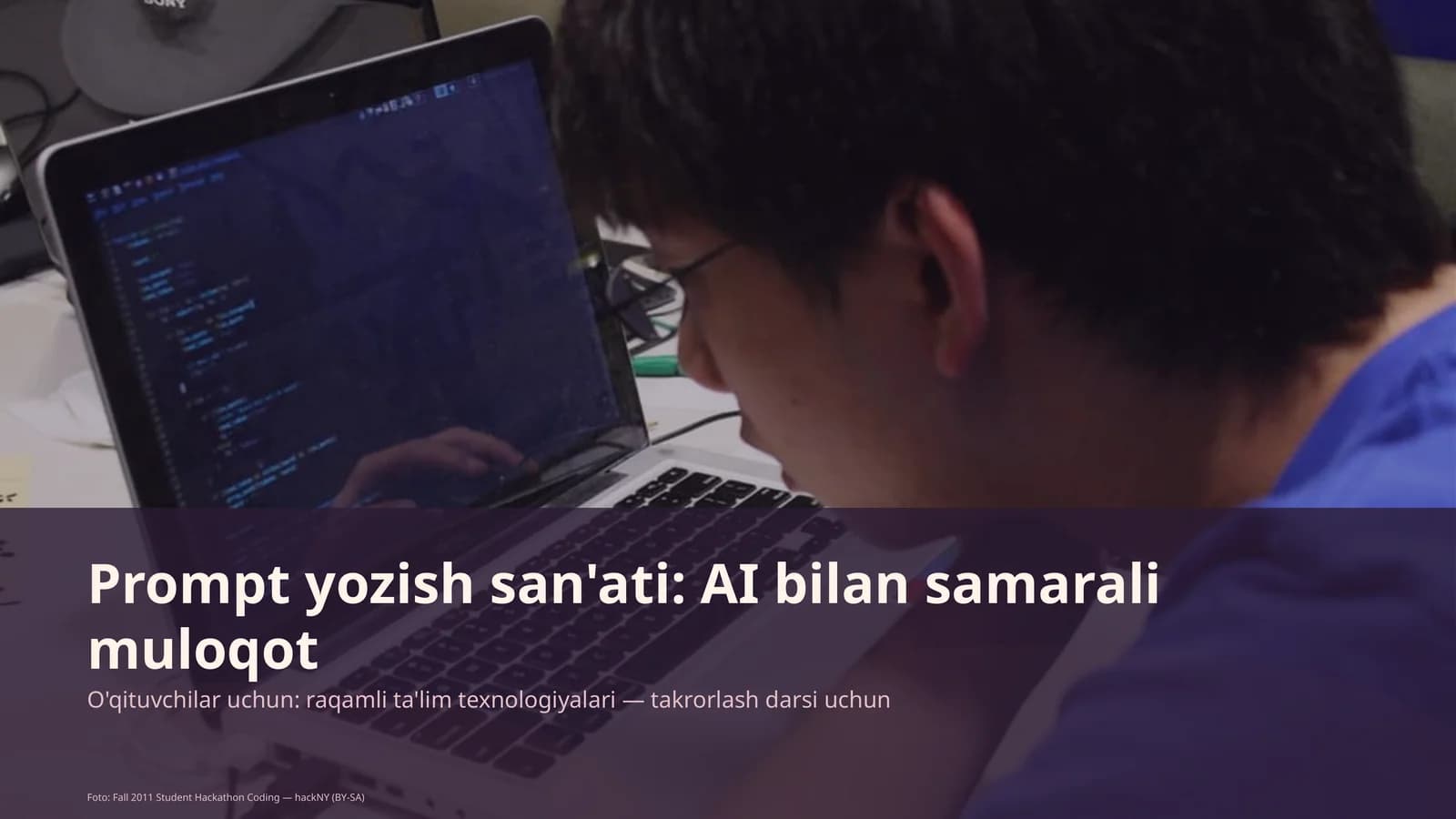 Prompt yozish san'ati: AI bilan samarali muloqot