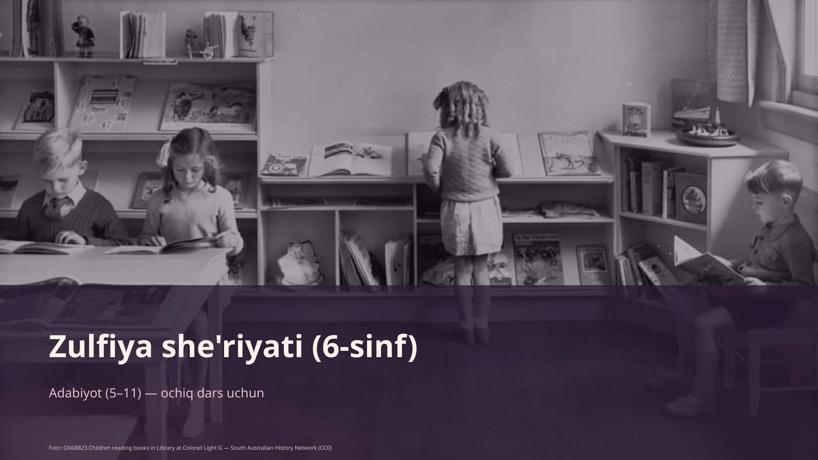 Zulfiya she'riyati (6-sinf)