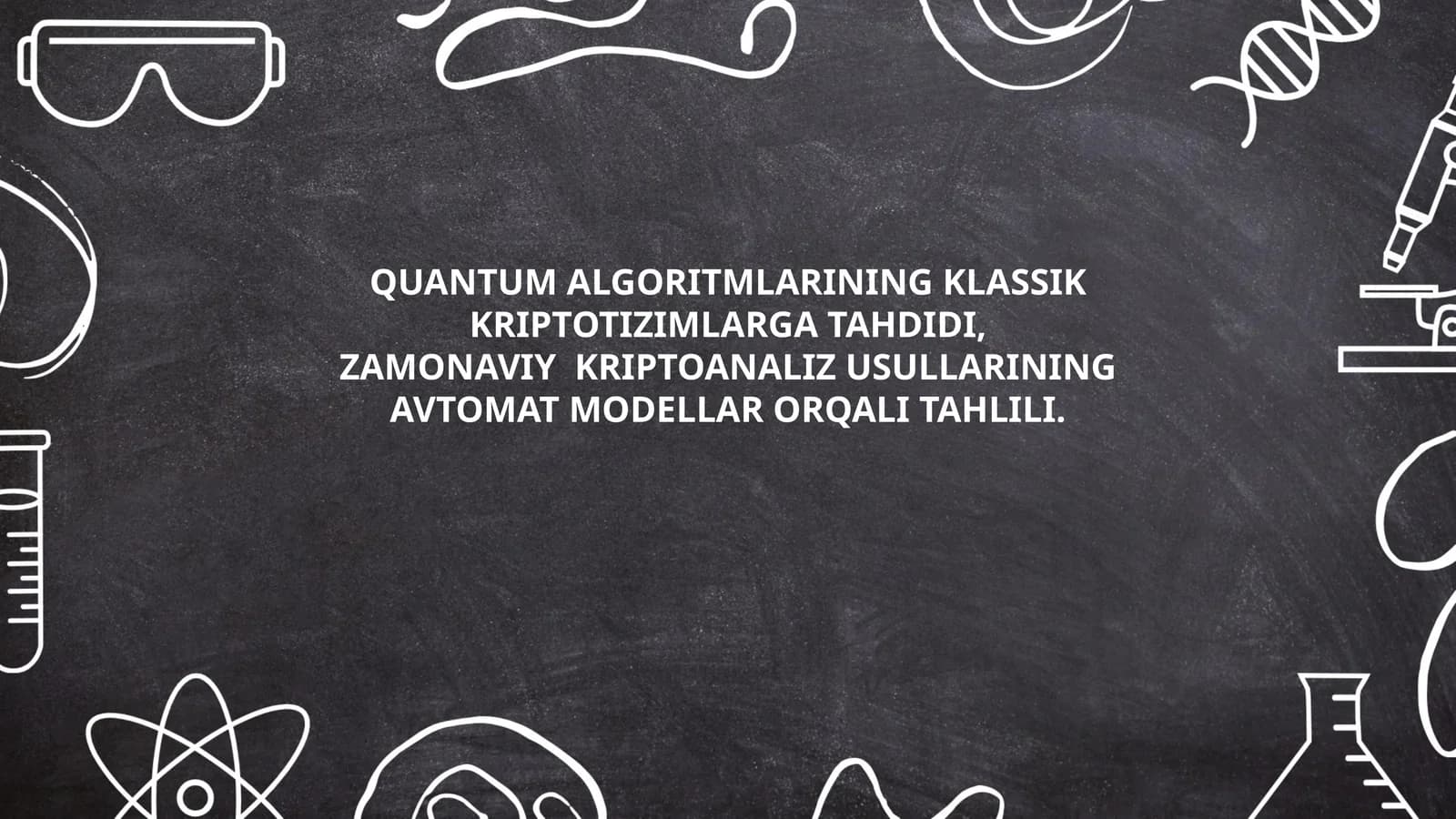 QUANTUM ALGORITMLARINING KLASSIK KRIPTOTIZIMLARGA TAHDIDI, ZAMONAVIY KRIPTOANALIZ USULLARINING AVTOMAT MODELLAR ORQALI TAHLILI