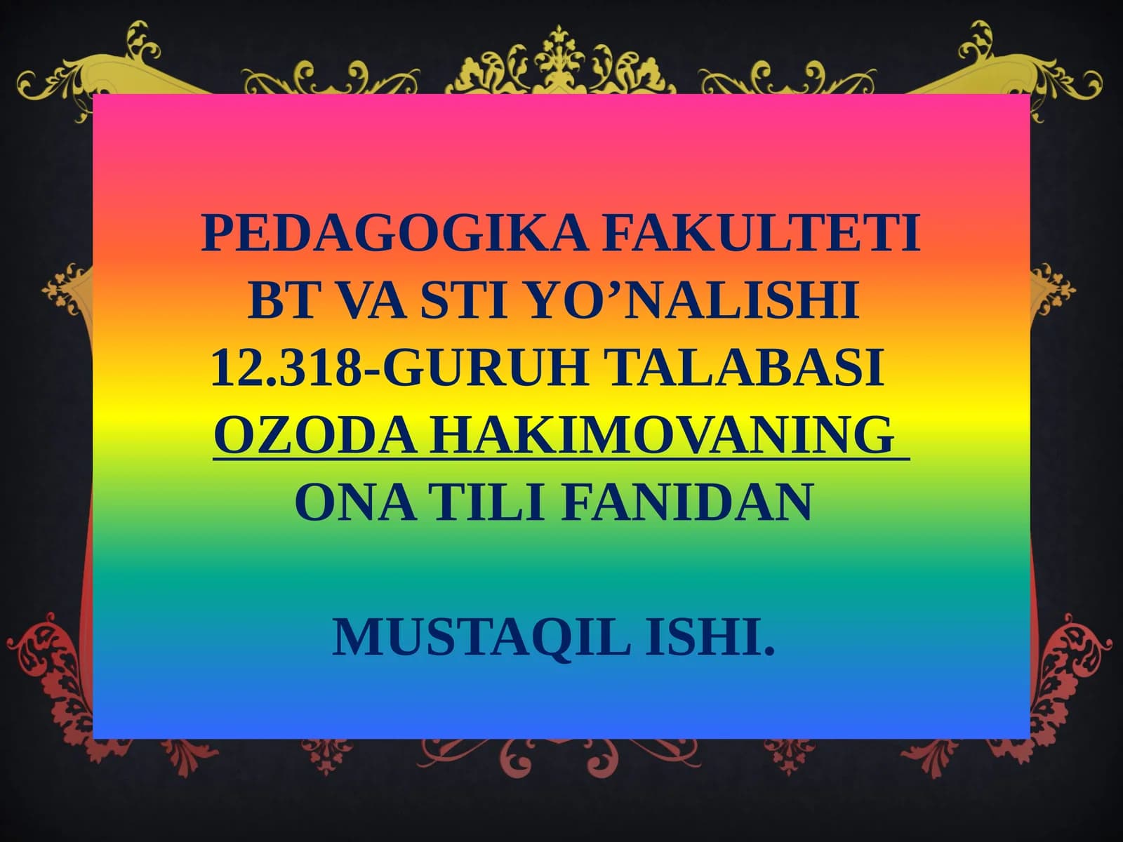 GAPNING IFODA MAQSADIGA KO’RA TURLARI