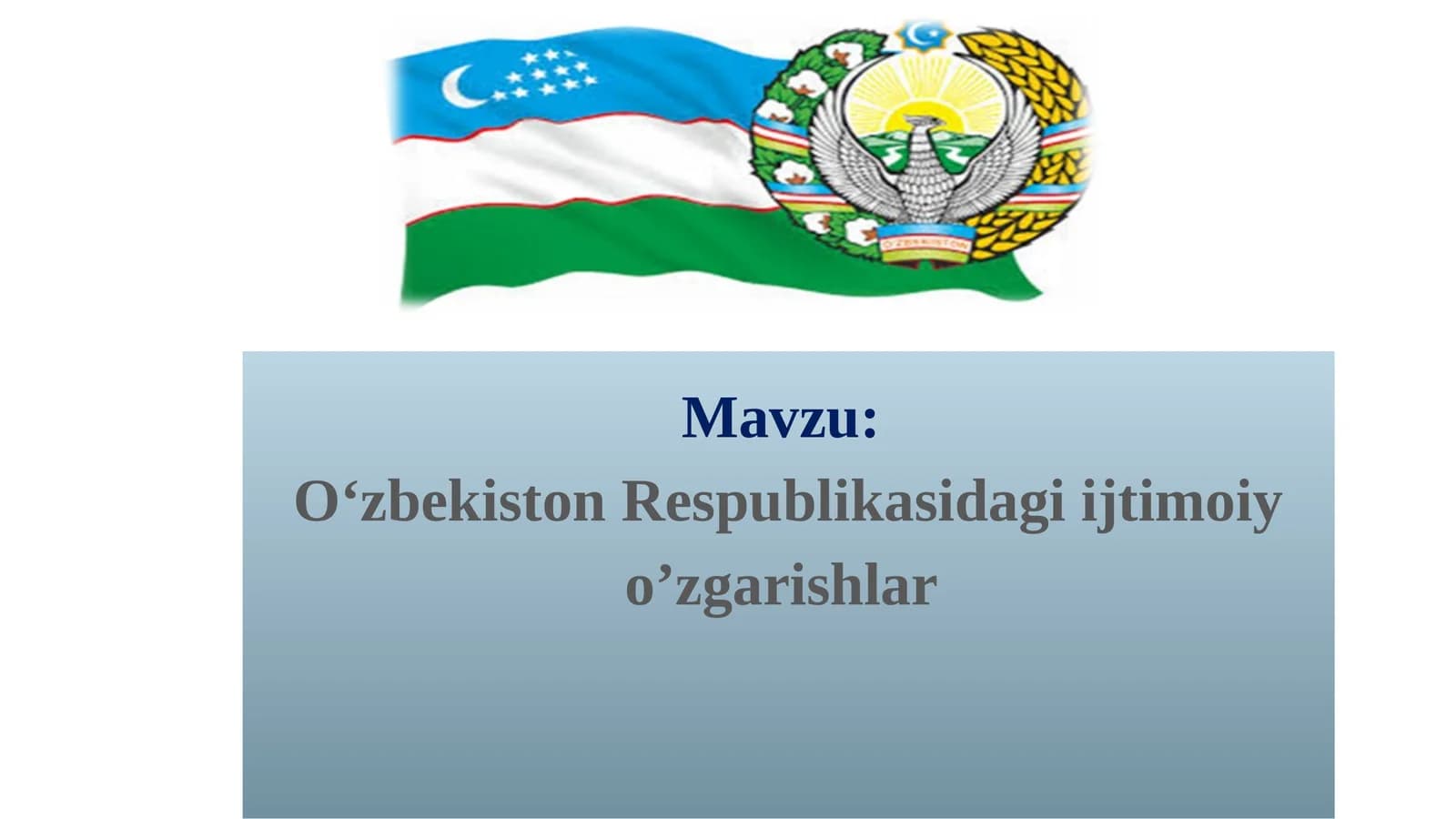 O‘zbekistonda ijtimoiy siyosatning tarixiy asoslari