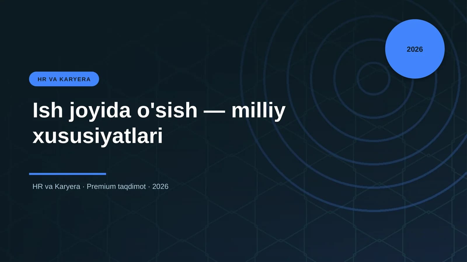 Ish joyida o'sish — milliy xususiyatlari