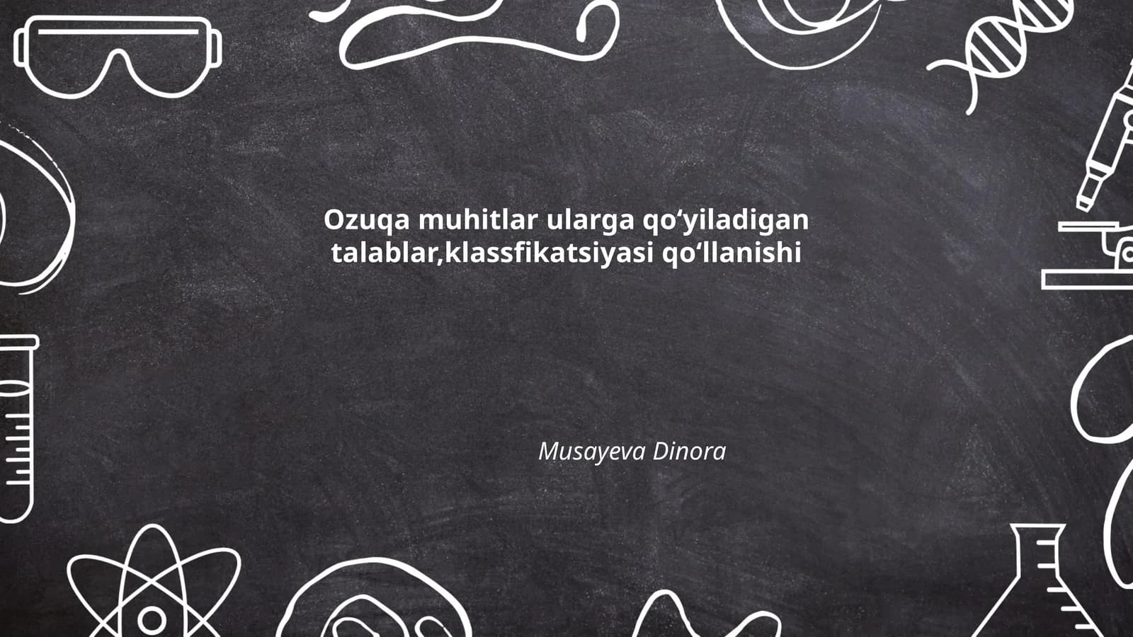 Oziq muhitlar