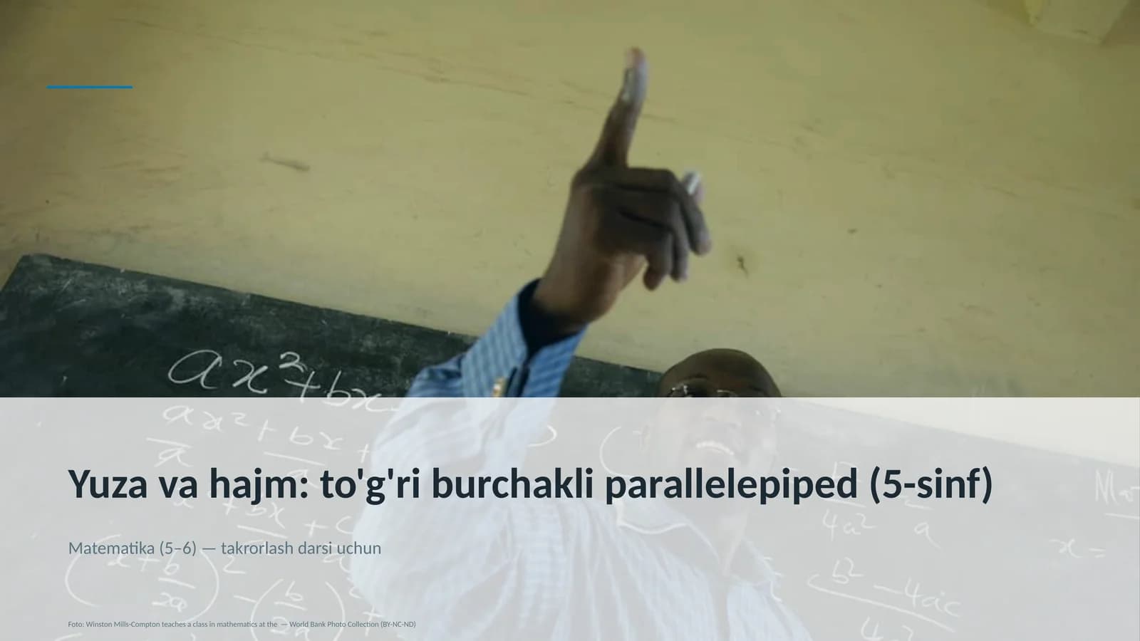 Matematika (5–6) — takrorlash darsi uchun