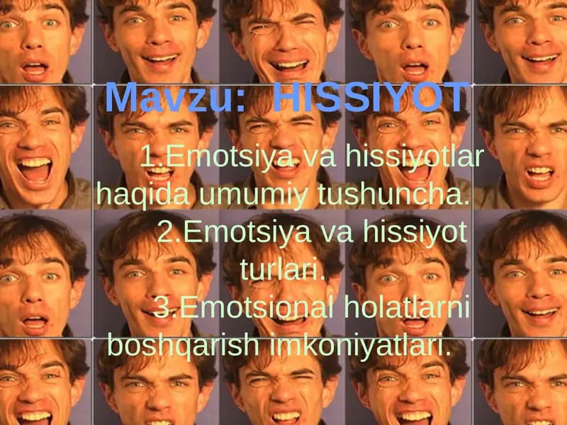 Emotsiya va hissiyotlar