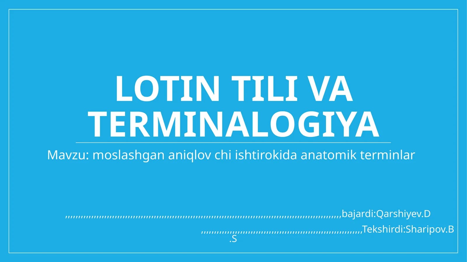 Lotintilivaterminalogiya