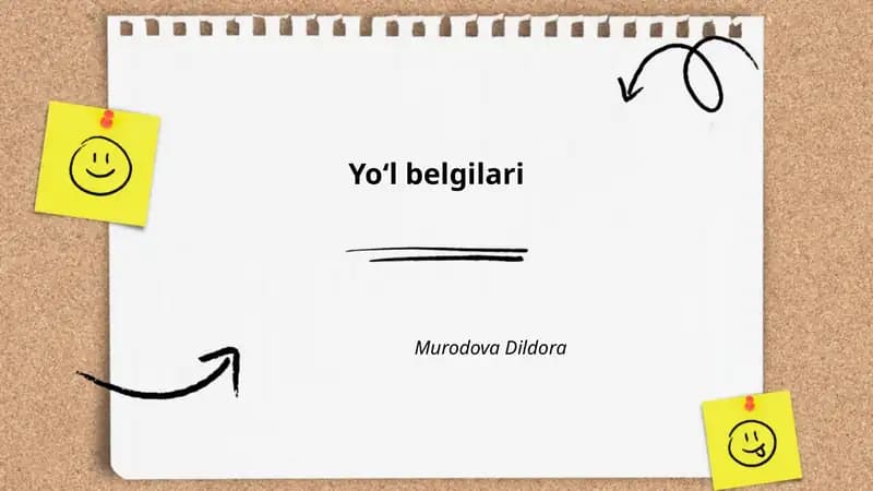 Yo‘l belgilari