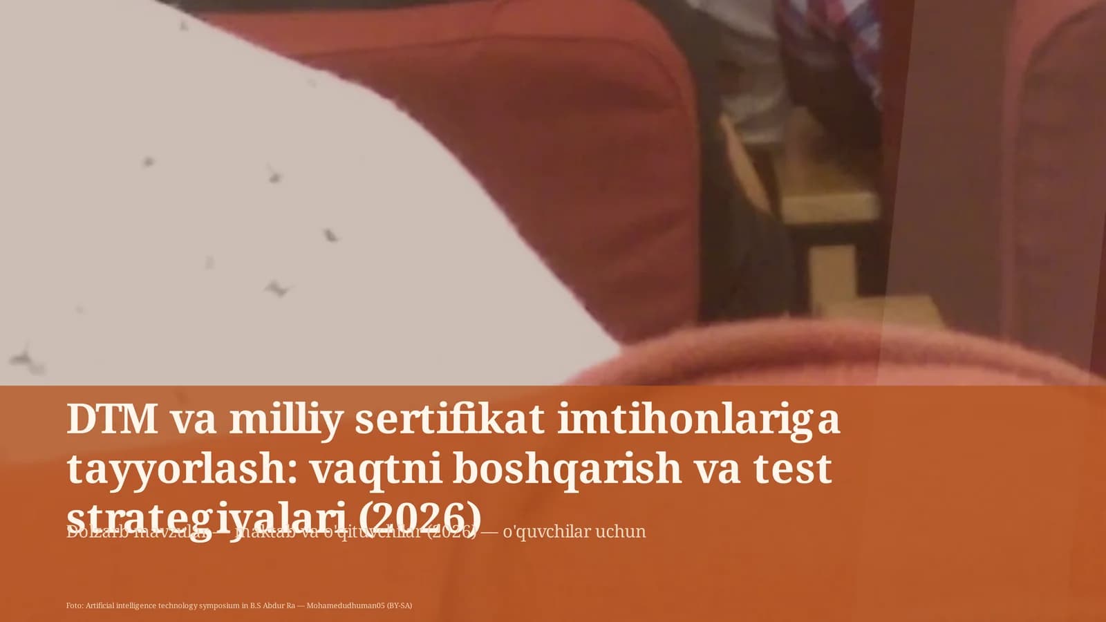 Dolzarb mavzular — maktab va o'qituvchilar (2026) — o'quvchilar uchun