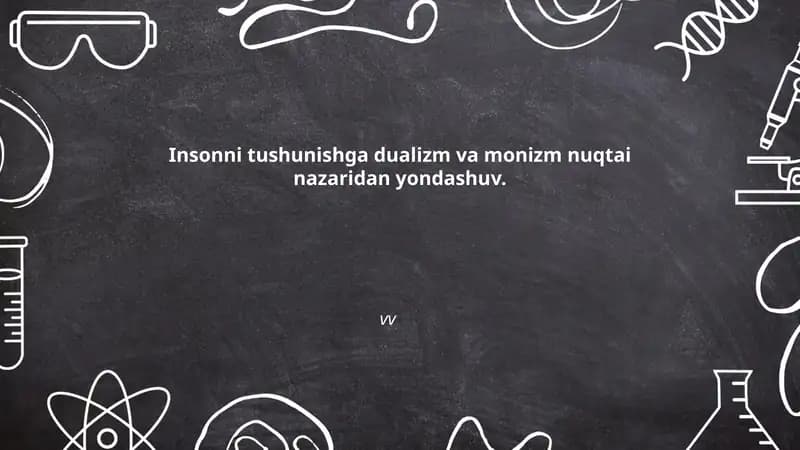 Dualizm va Monizm