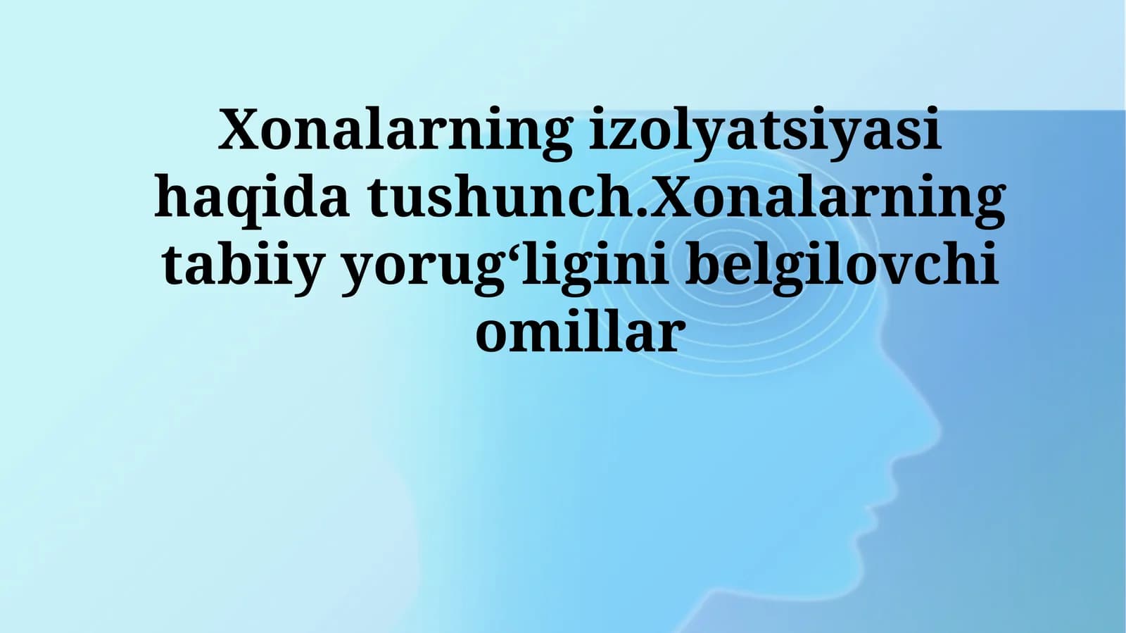 Namlikning ta'siri