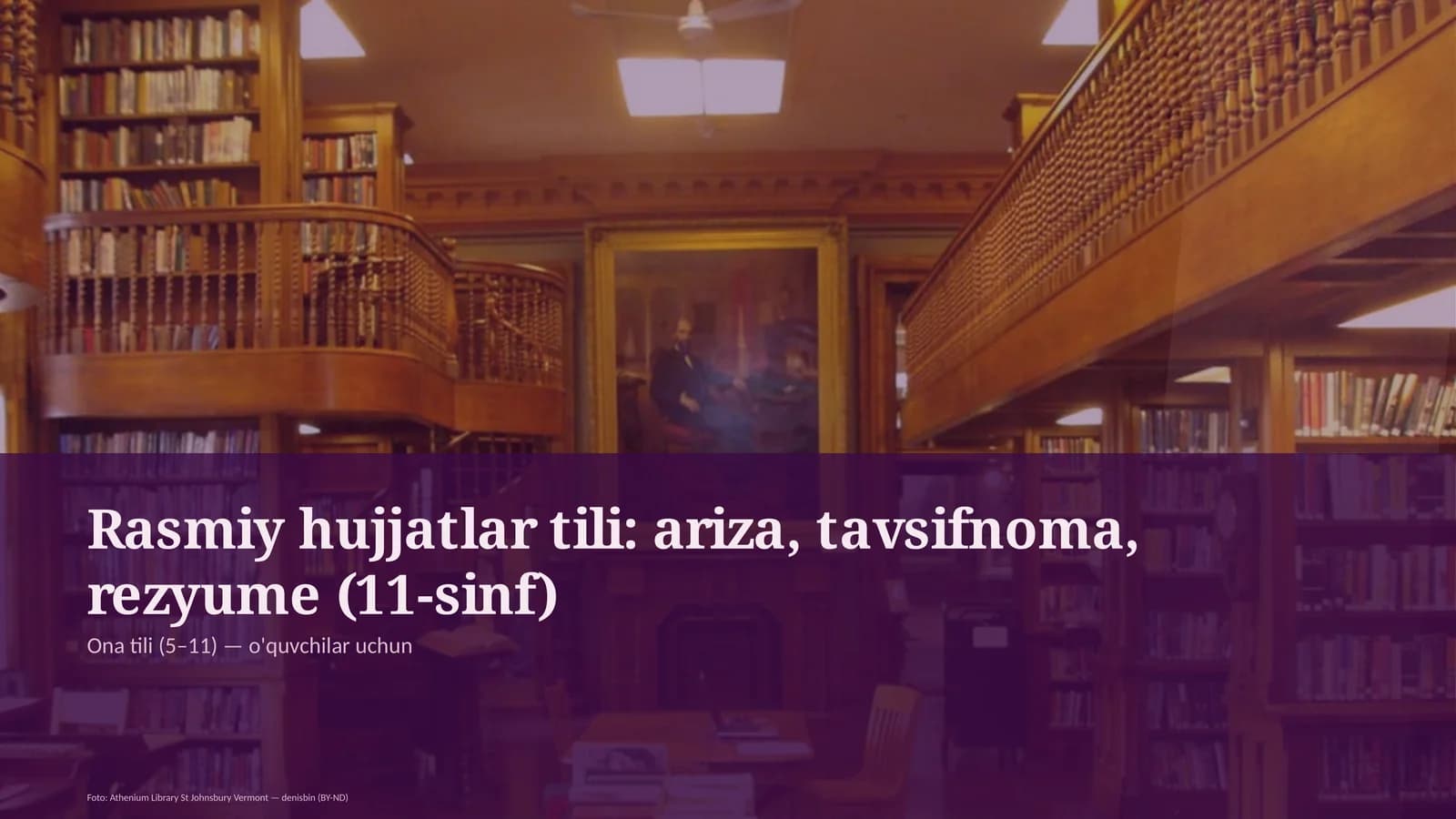 Ona tili (5– 11)