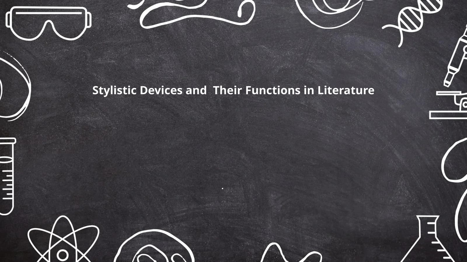 Stylistic Devices and Their Functions in Literature