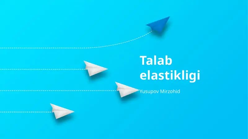 Narx Elastikligi