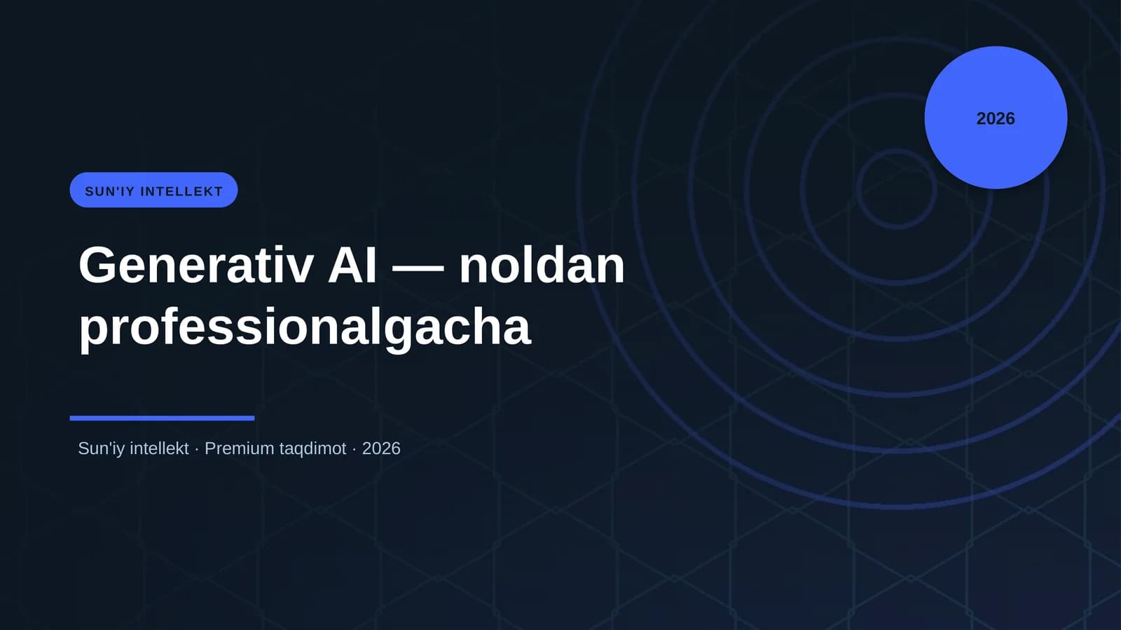 Generativ AI — noldan professionalgacha