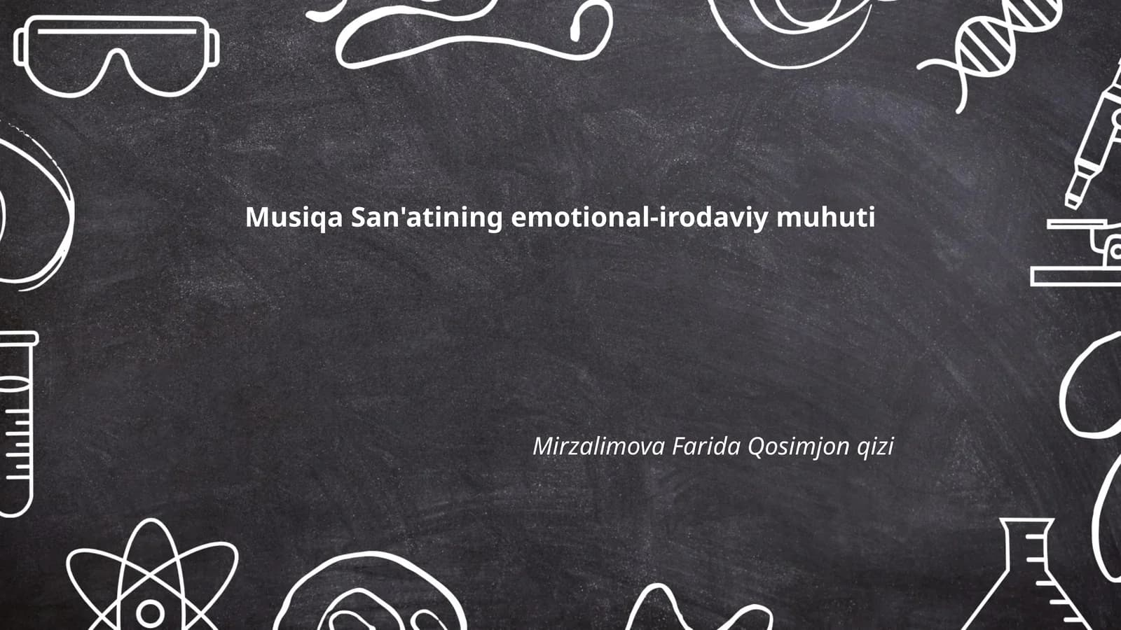 Musiqa San'atining emotional-irodaviy muhuti