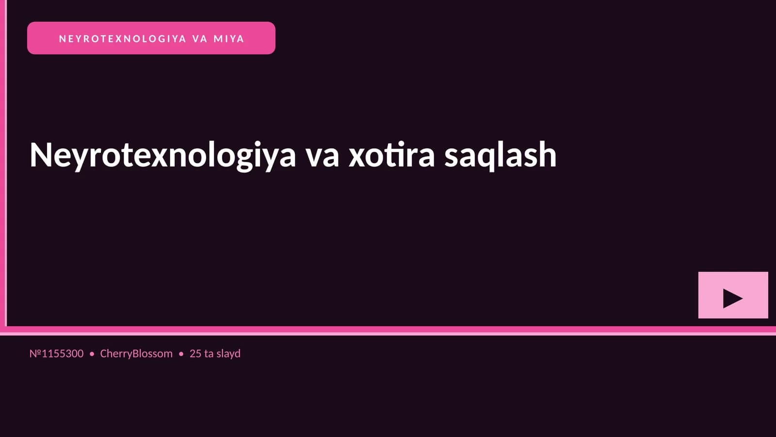 NEYROTEXNOLOGIYA VA MIYA