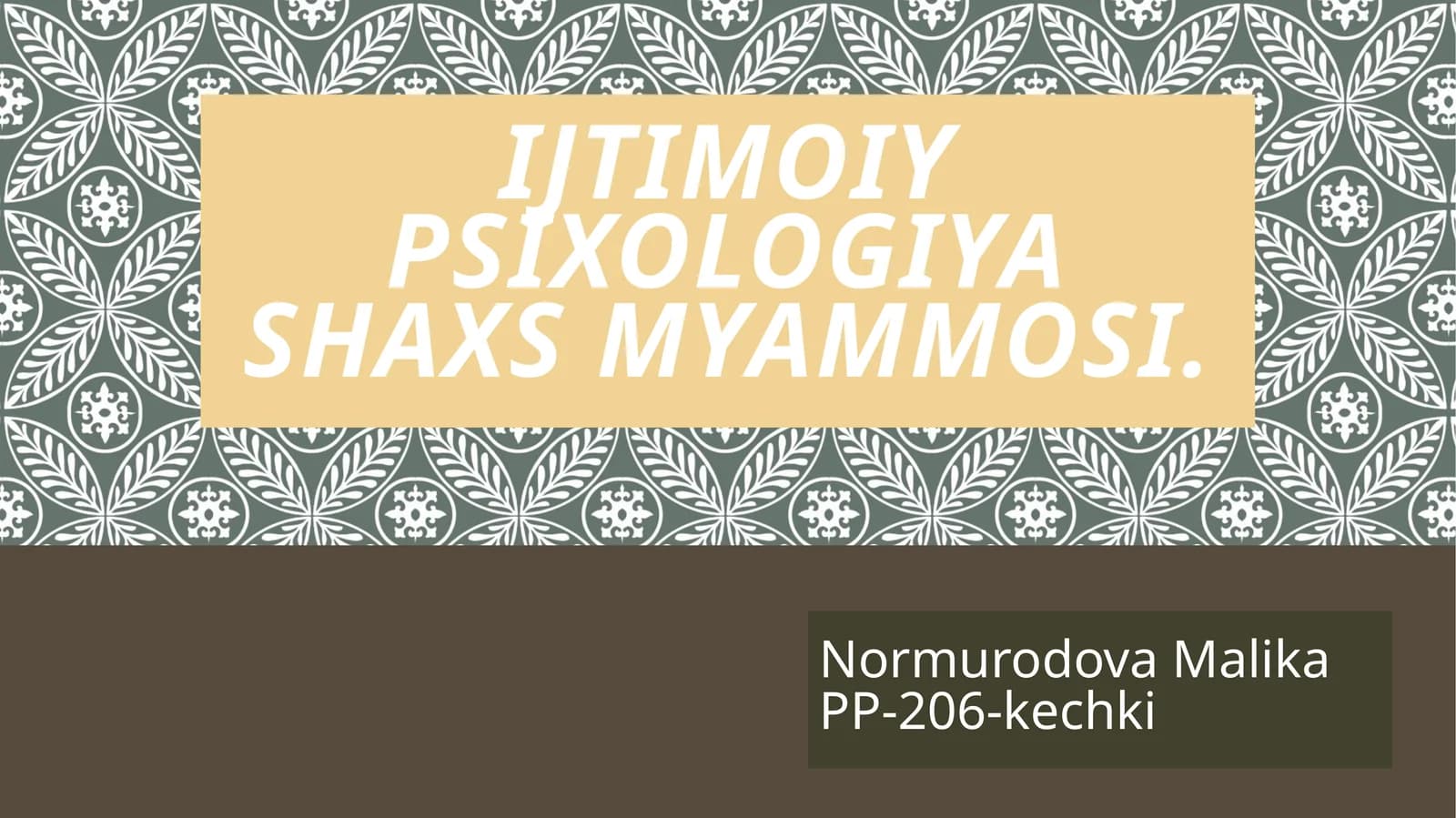 Ijtimoiypsixologiyashaxsmyammosi