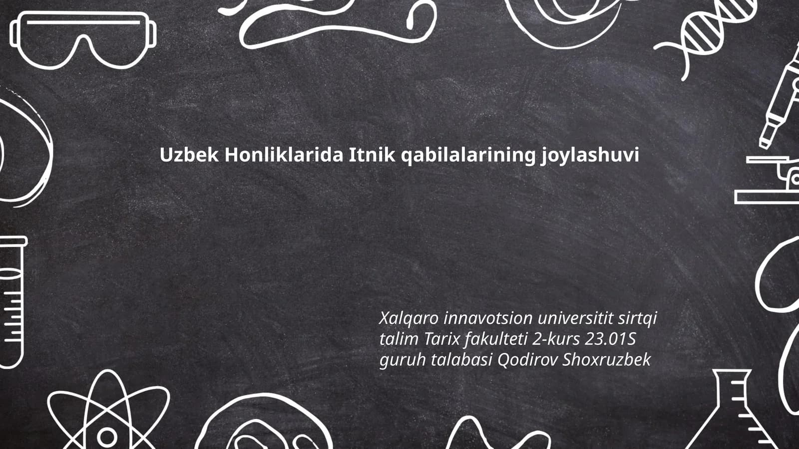 Itnik qabilalarining joylashuvi