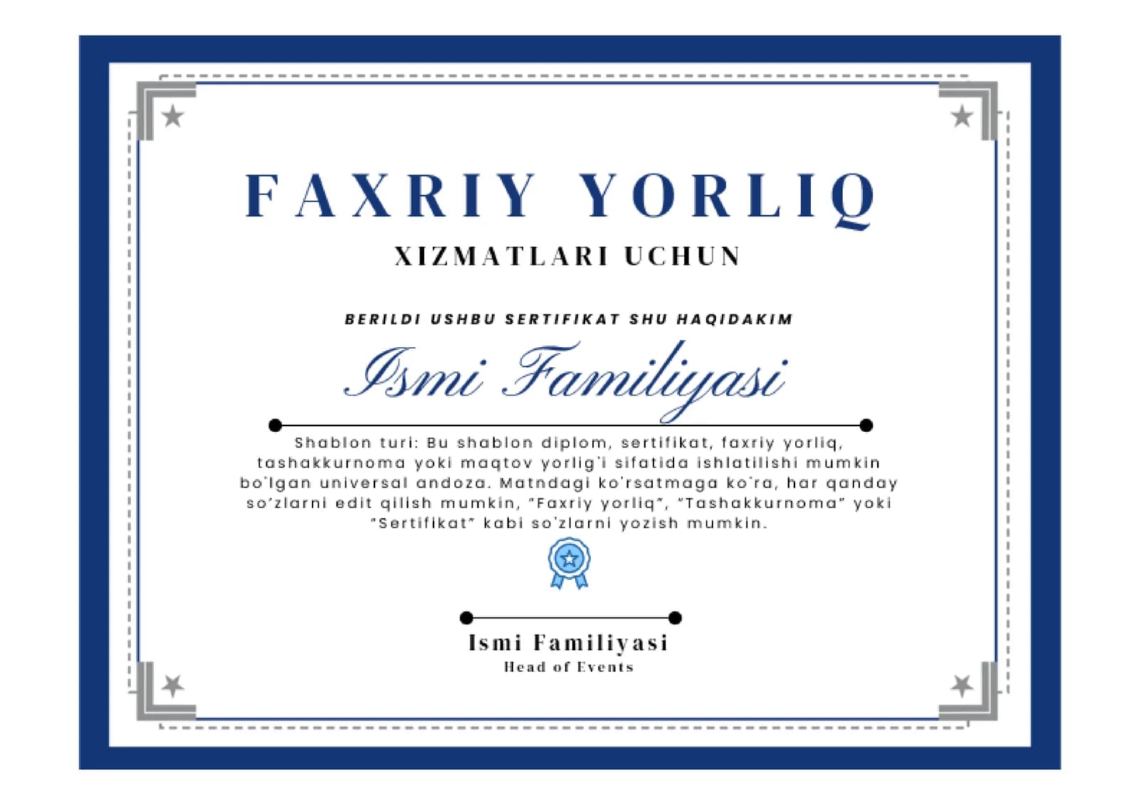 FAXRIY YORLIQ