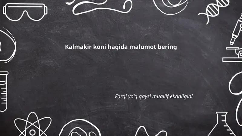 Kalmakir koni