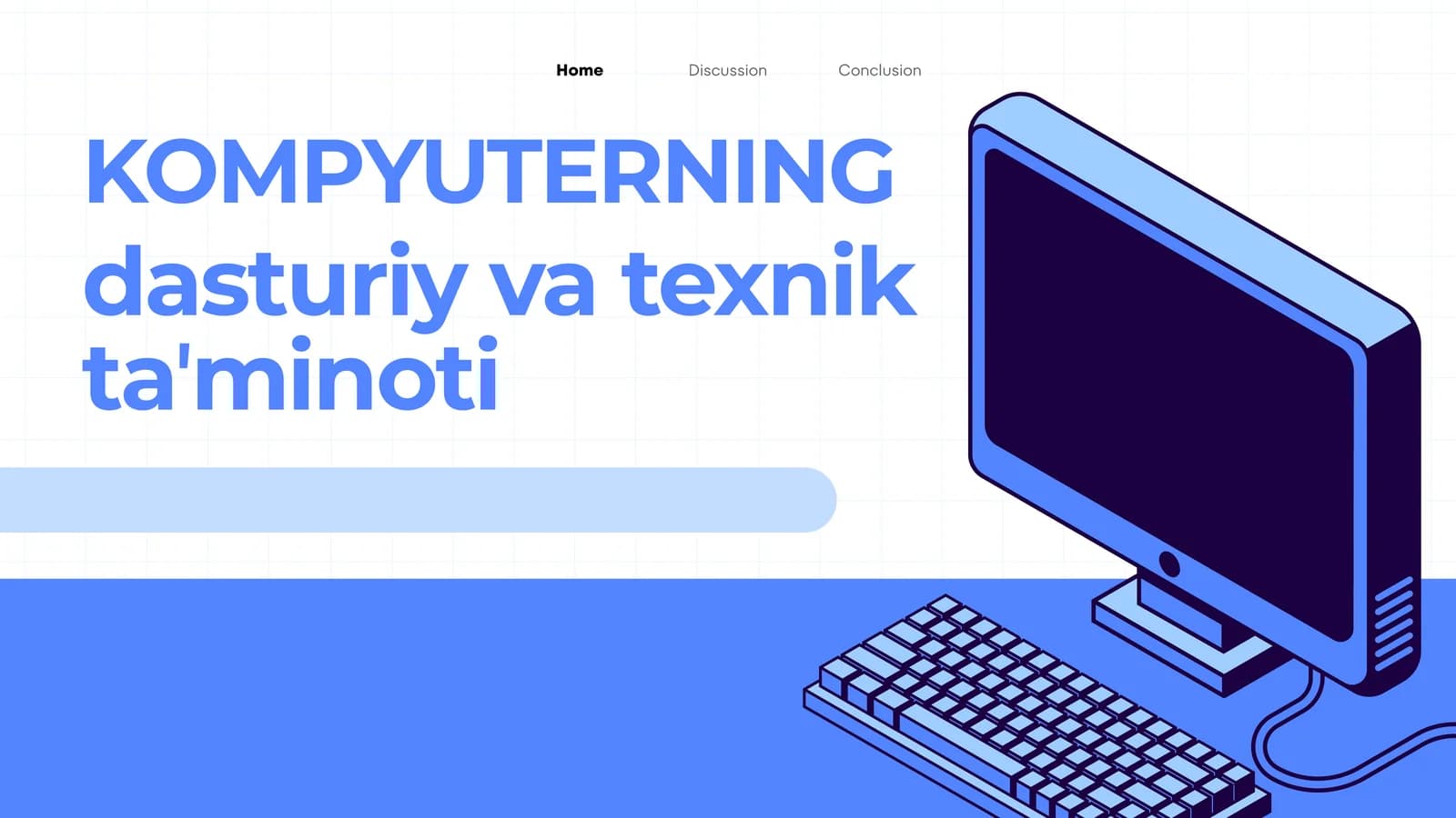 Kompyuterning dasturiy va texnik ta'minoti