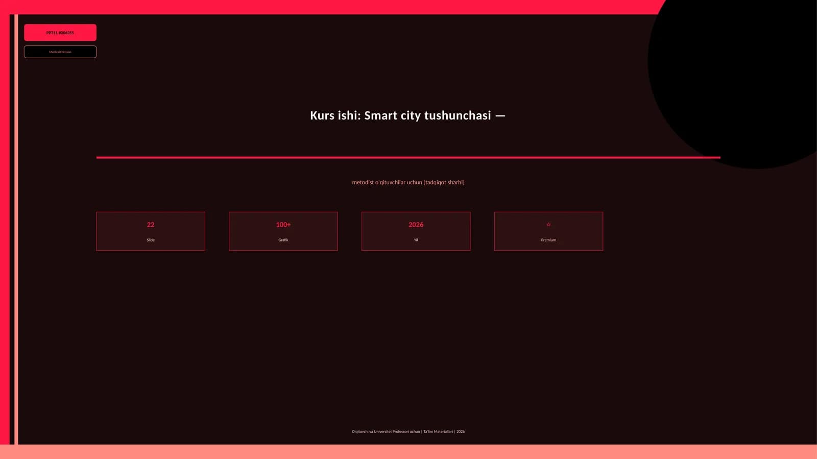 Smart city tushunchasi — metodist o'qituvchilar uchun [tadqiqot sharhi]