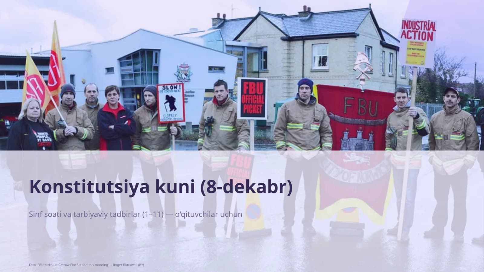 Sinf soati va tarbiyaviy tadbirlar (1–11) — o'qituvchilar uchun