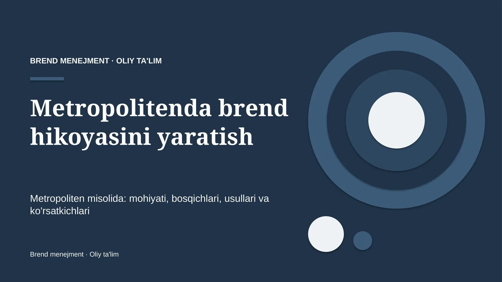 metropolitenda brend hikoyasini yaratish 7235