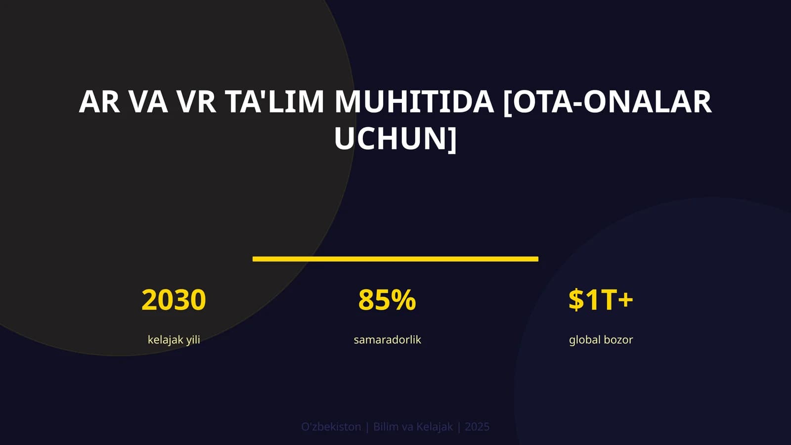 AR va VR ta'lim muhitida [ota-onalar uchun]