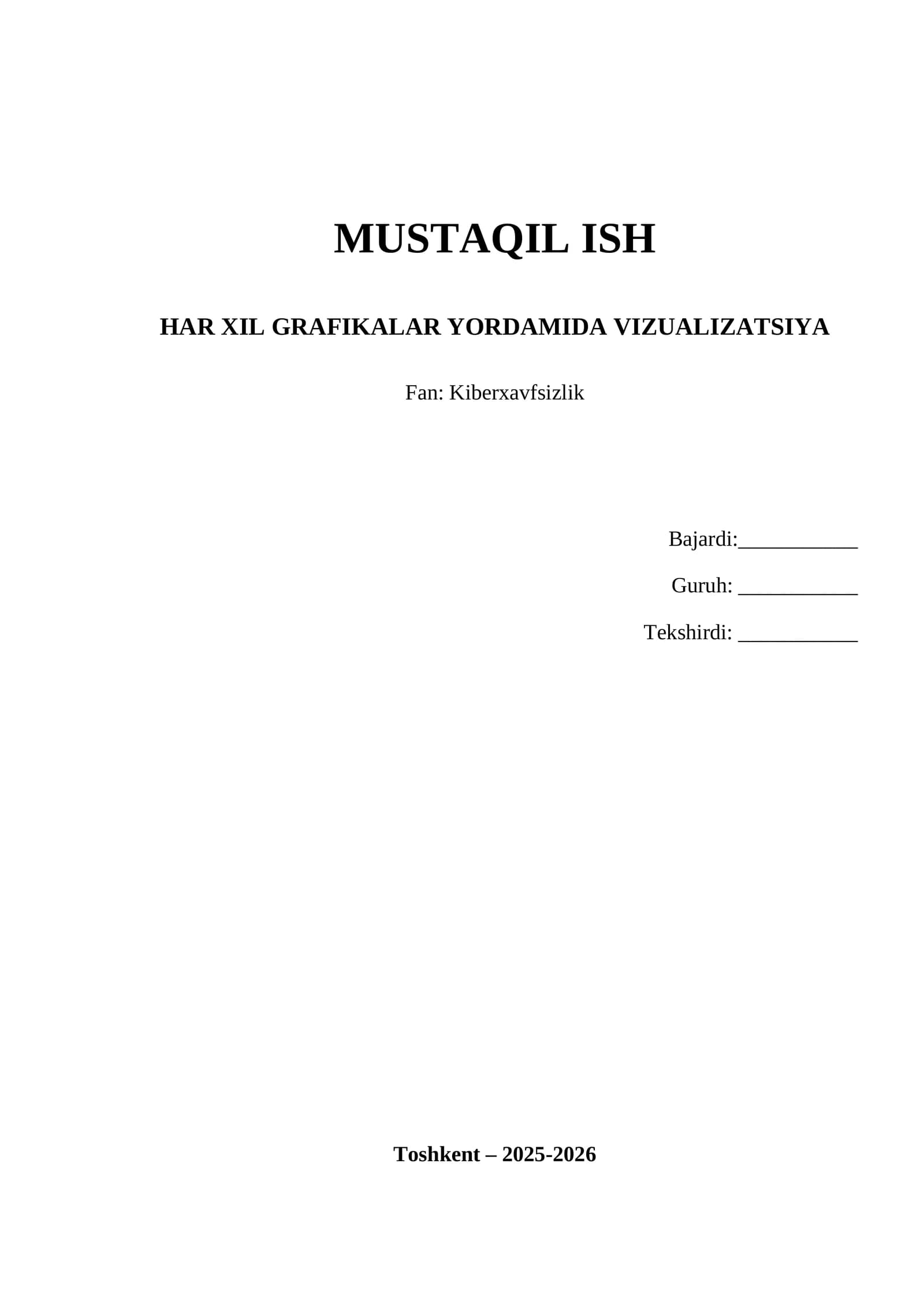 Grafik vizualizatsiya asoslari