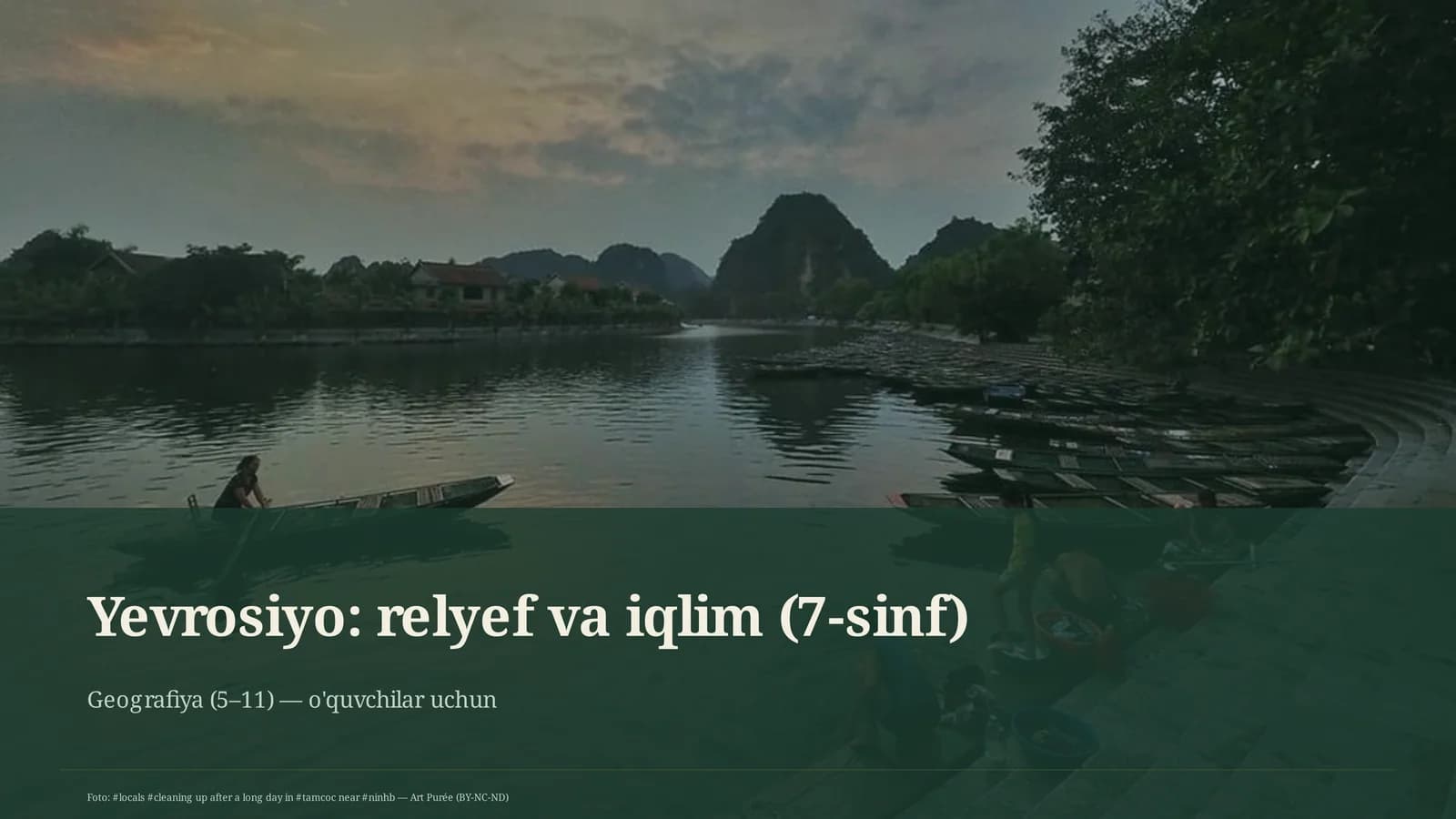Yevrosiyo: relyef va iqlim (7-sinf)