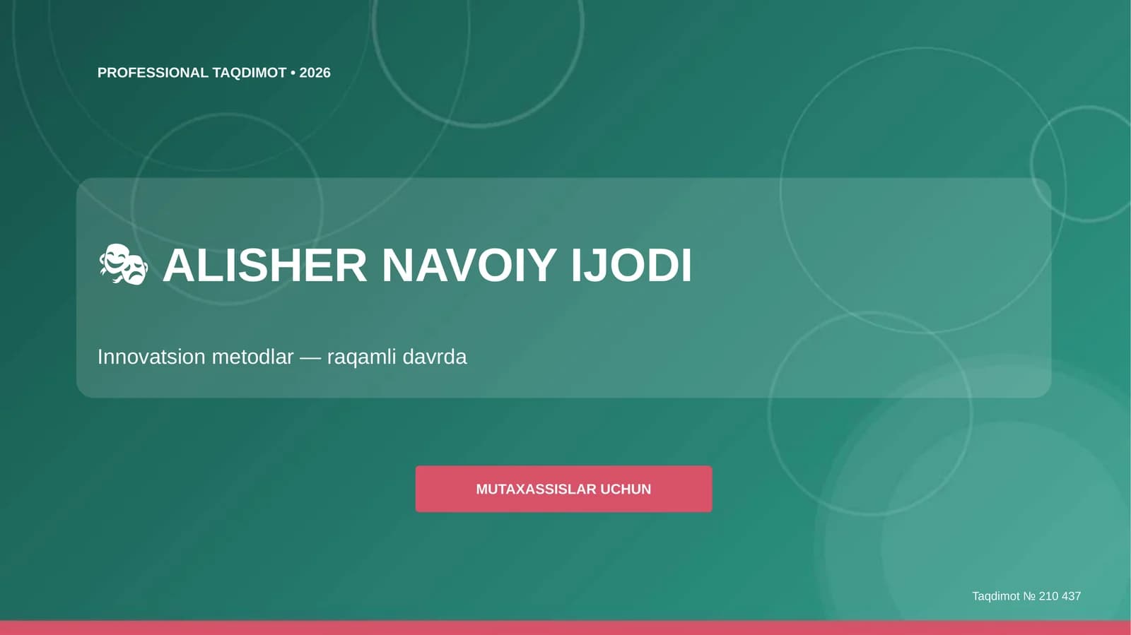 Alisher Navoiy Ijodi: Innovatsion Metodlar