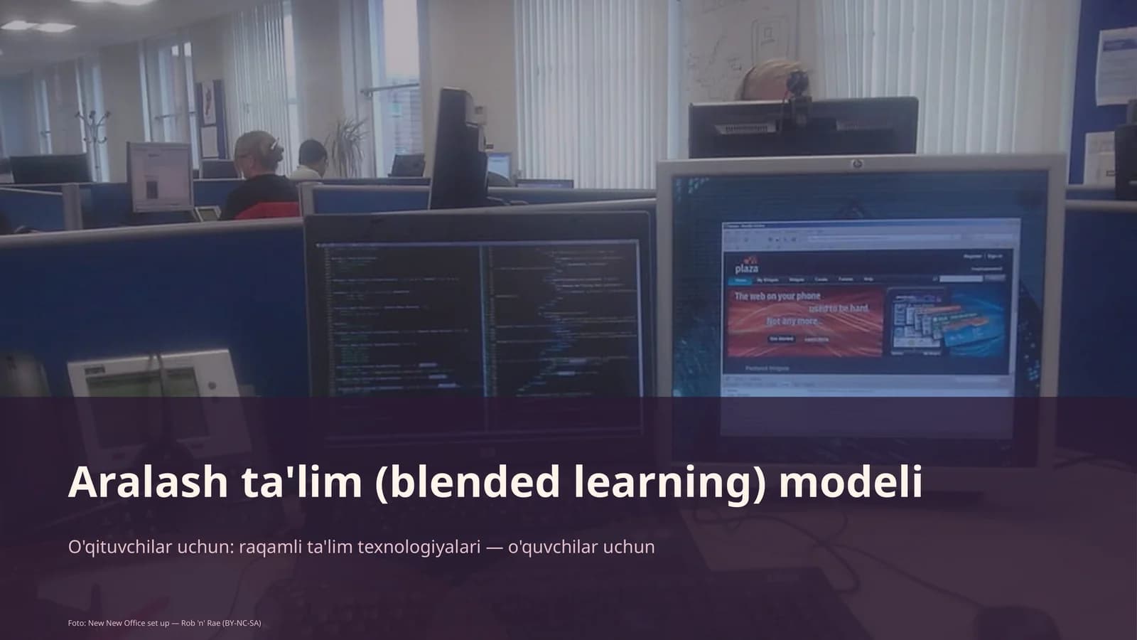 Aralash ta'lim (blended learning) modeli