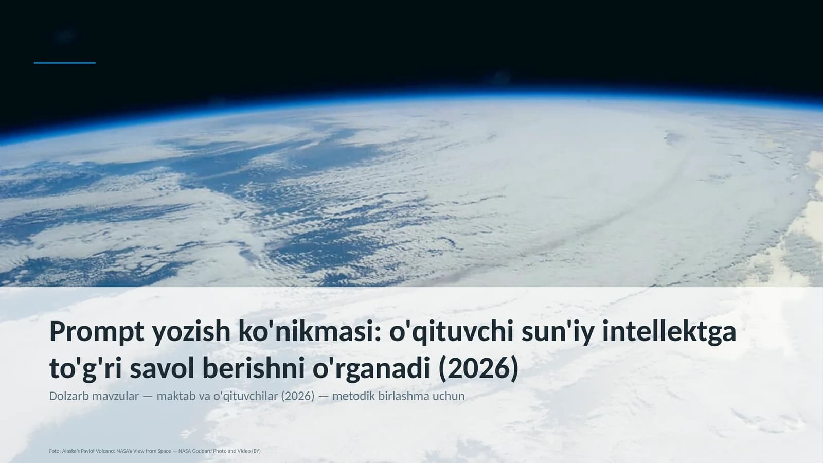 O'qituvchi sun'iy intellektga to'g'ri savol berishni o'rganadi