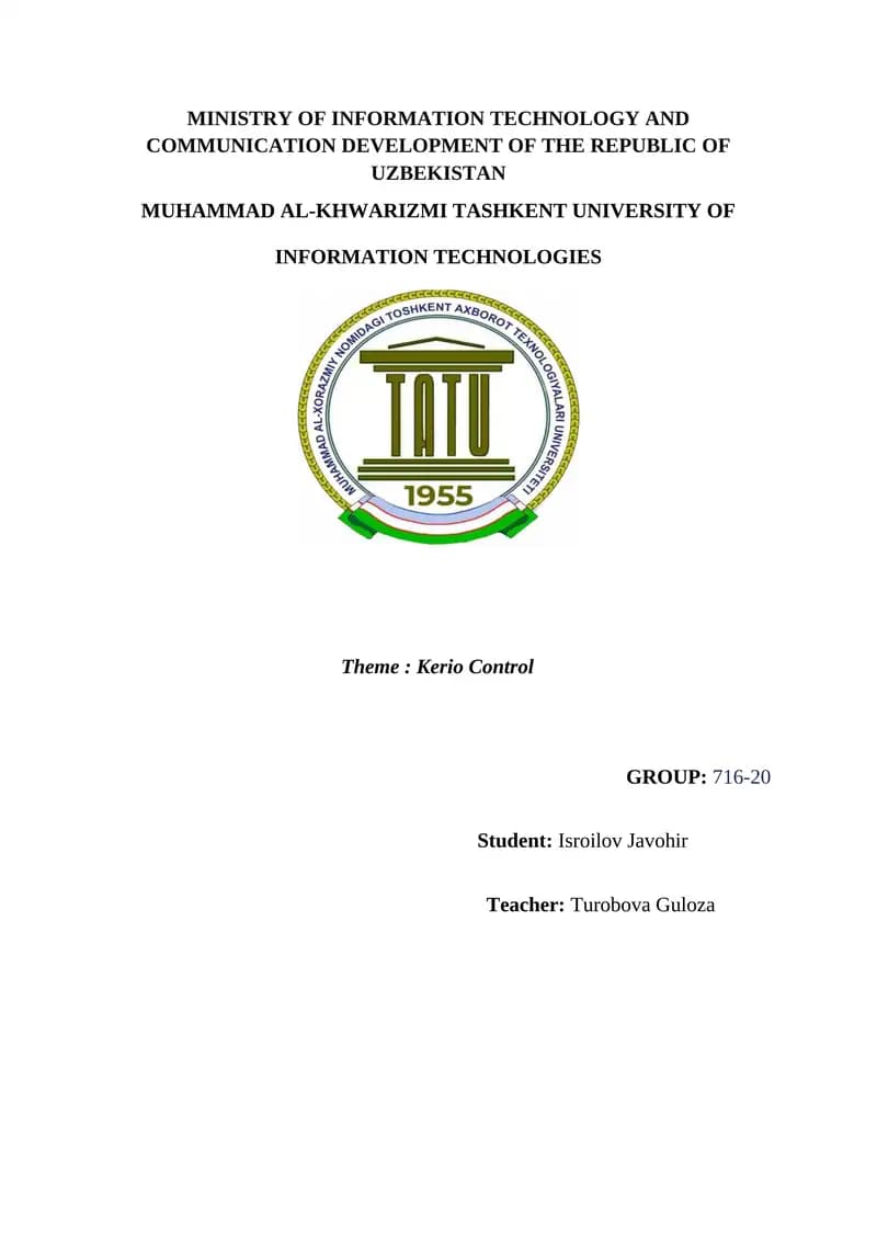 Kerio Control