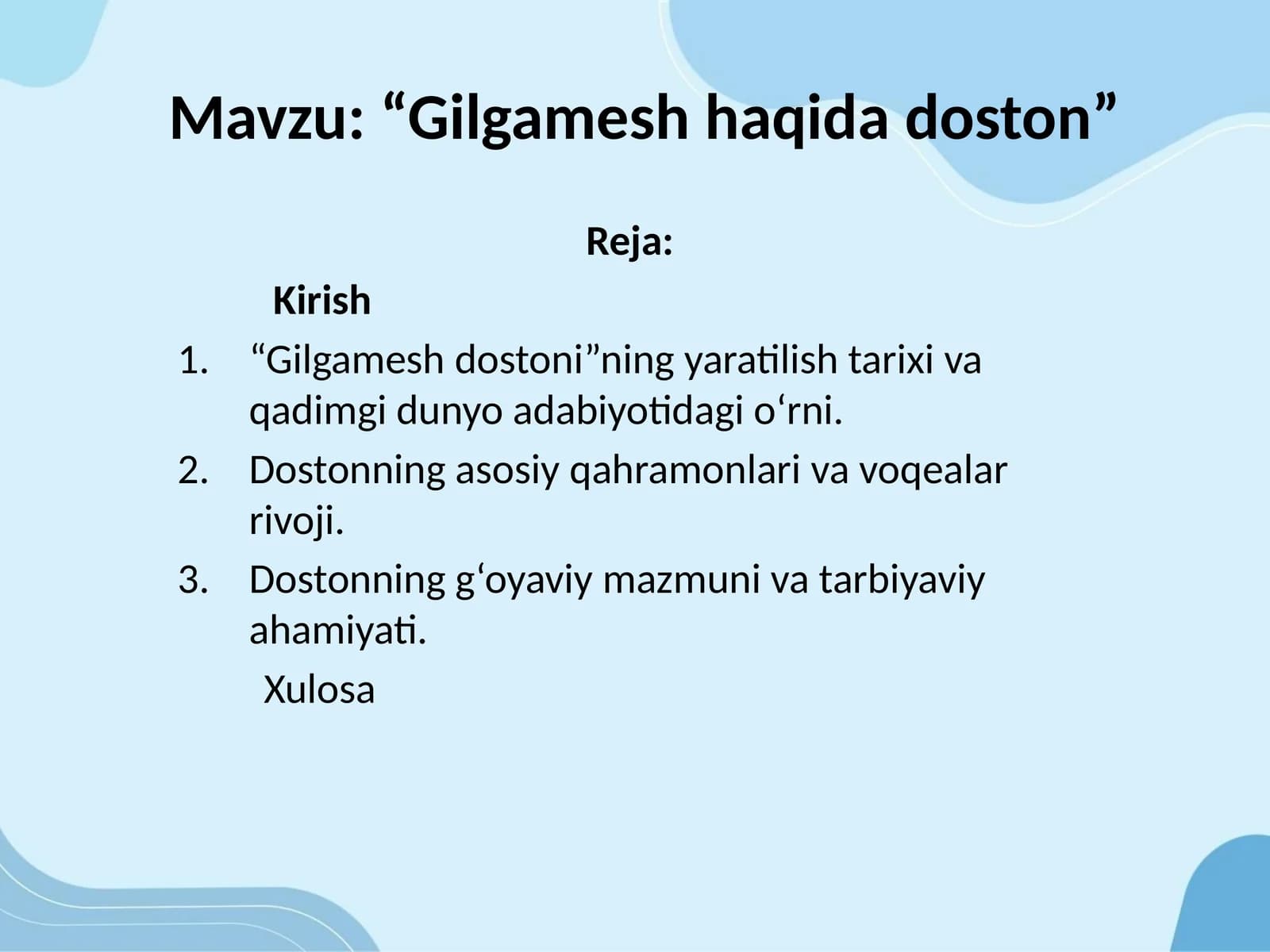Gilgamesh haqida doston