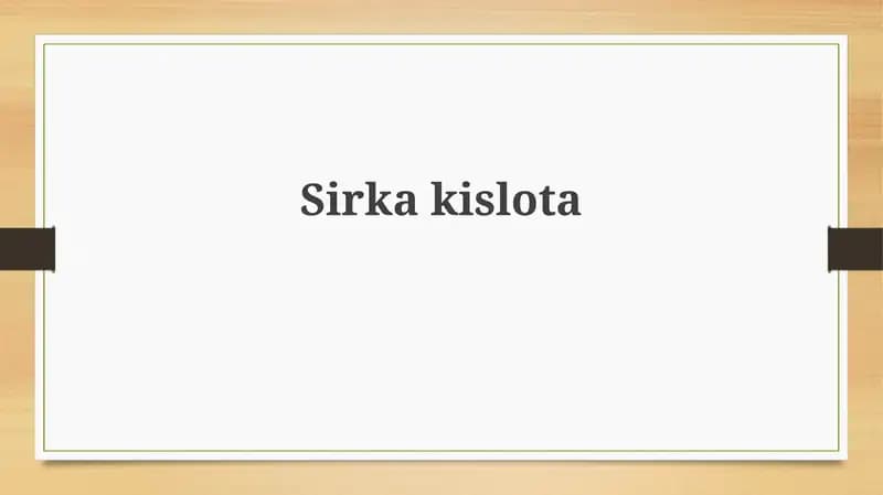 Sirka kislotasi