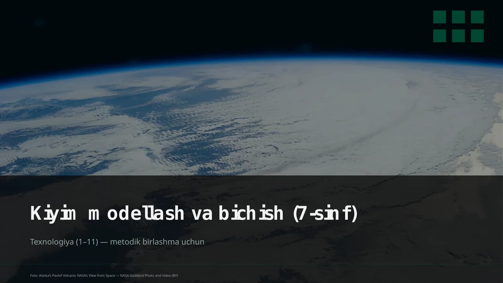 Texnologiya (1–11) — metodik birlashma uchun